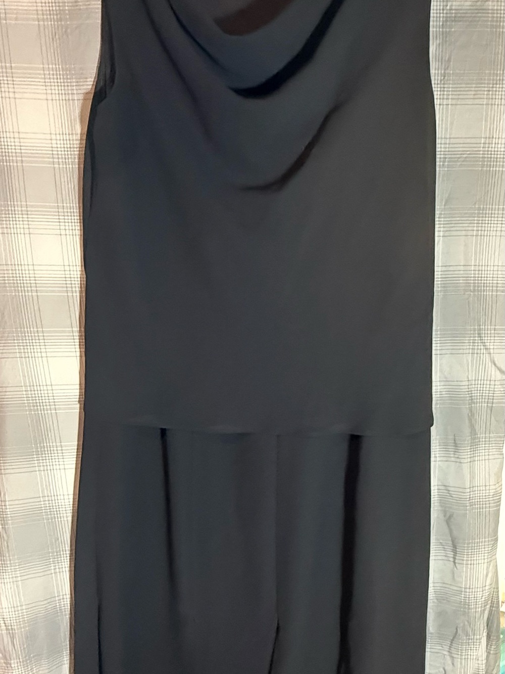 Cato Black Maxi Skirted Jumpsuit